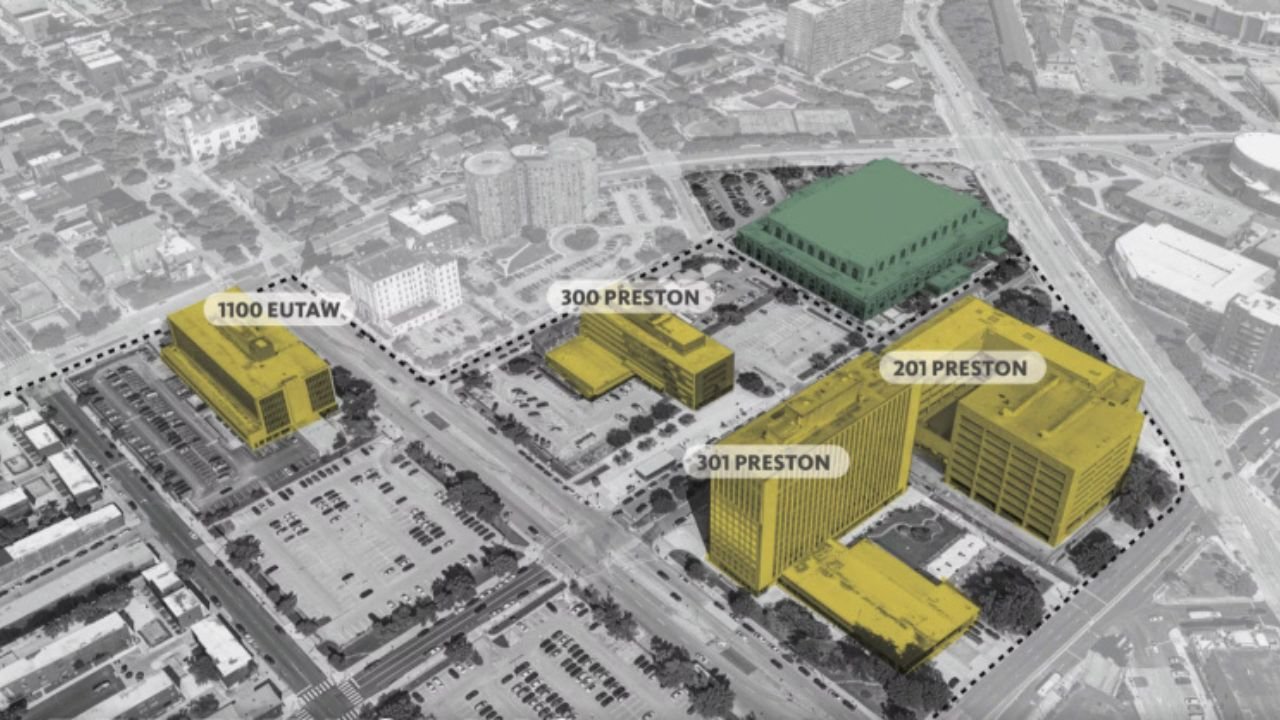Baltimore State Center Redevelopment Plan Proposes Up to 1,712 Homes, Grocery Store and Hotel