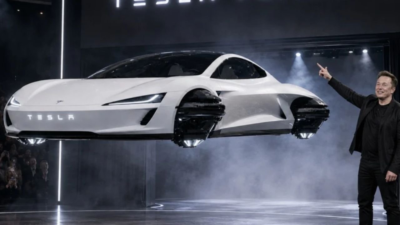 Tesla Unveils Roadster 2 Flying Demonstration, Plans Production for 2028